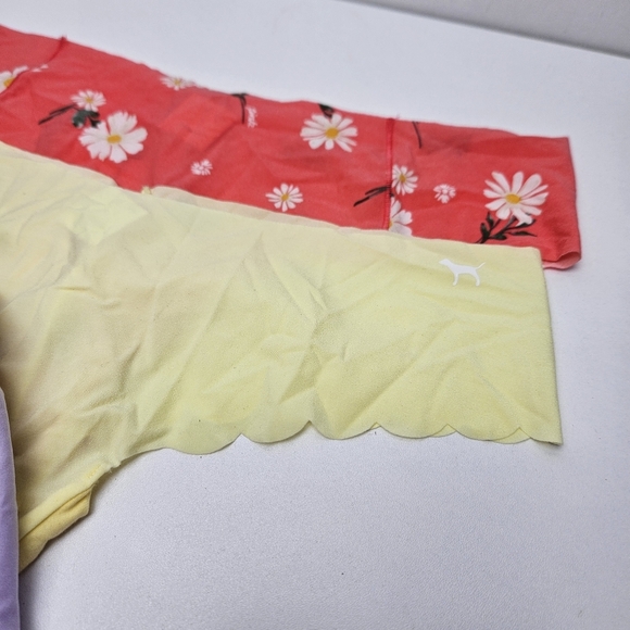 Victorias Secret Thongs No Show Pack Of 4 By Pink - Picture 3 of 6